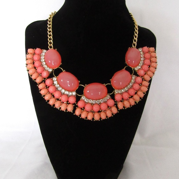 Pink Statement Necklace - Picture 1 of 2